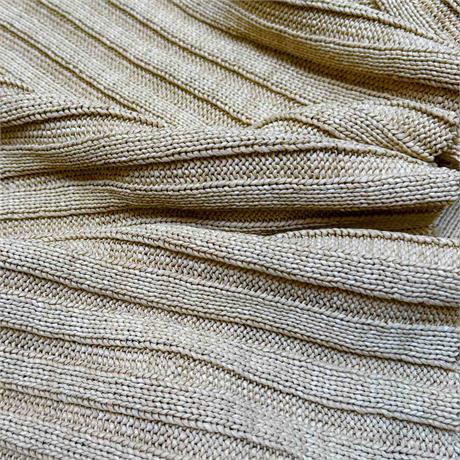 Ribbed Raffia Knit Image 1