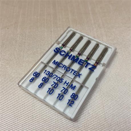 130/705H-M Schmetz Microtex Needles 60-80 Assorted Image 1