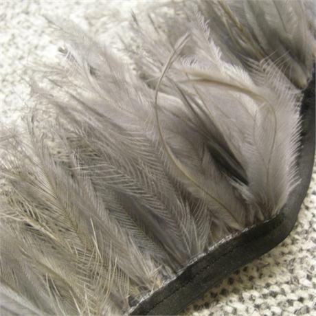 Stretch Dyed Emu Feather Fringe Image 1