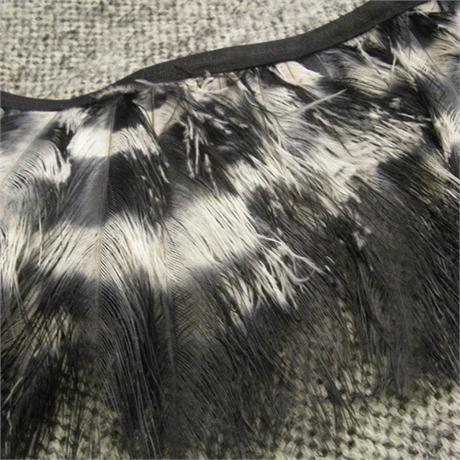 Two-Colour Ostrich Fringe Image 1