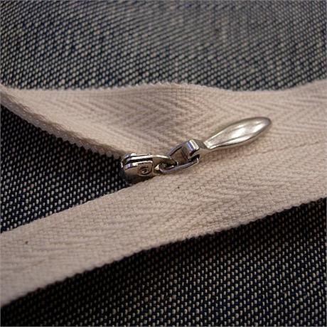 Rubi Invisible Raw Cotton Tape Zip - 23cm Image 1