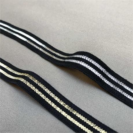 Nylon/Metallic Elasticated Braid Image 1