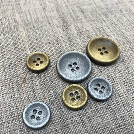 Italian Metallic Polyester Button Image 1