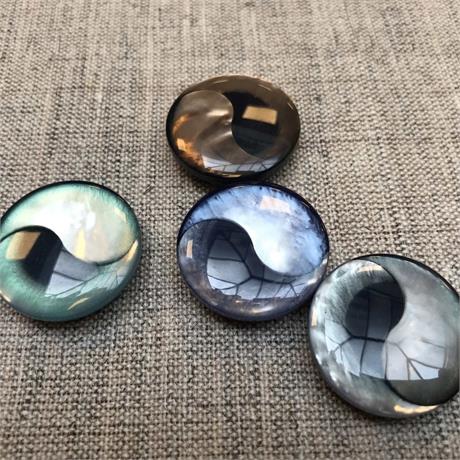 Italian Resin Coat Button Image 1