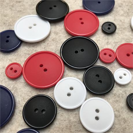 Plastic 2-Hole Button Image 1