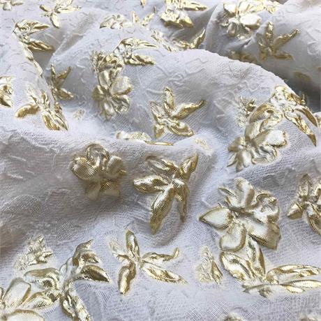 Metallic Cloqué Organza Image 1