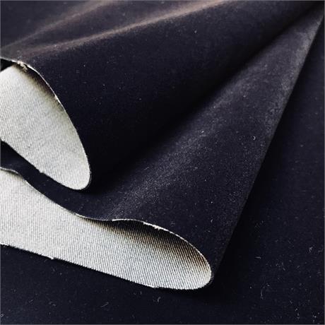 Block Flocked Italian Denim Image 1