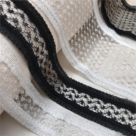 Fine French Viscose Lace Border Image 1