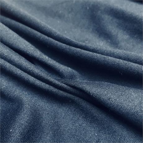 Navy Cotton Jersey Image 1