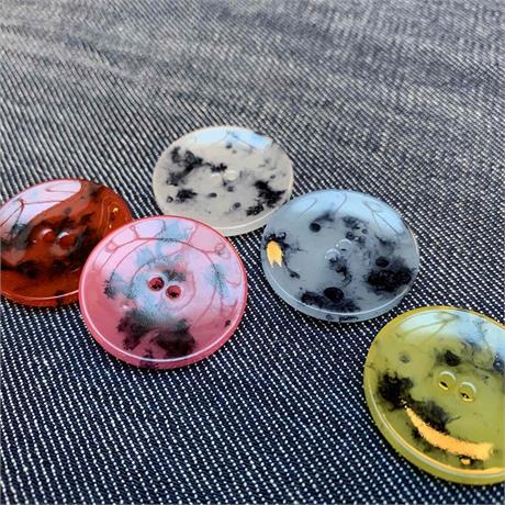 Italian 2-Hole Polyester Button Image 1