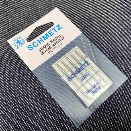 Schmetz 130/705 H-J Jeans Machine Needles 5pk - #80 Image 1