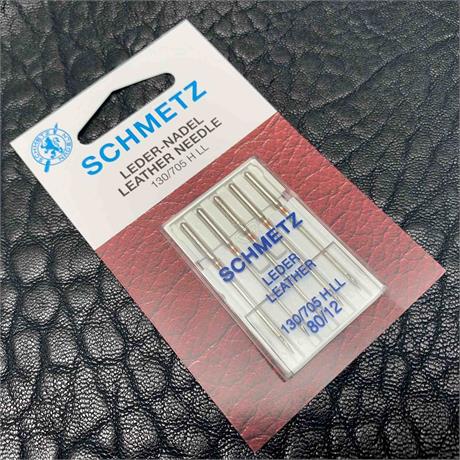 Schmetz 130/705HLL Leather Machine Needles 5pk - #80 Image 1