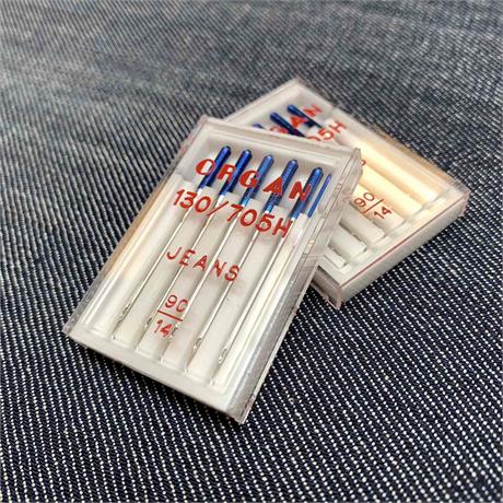 Organ Type 705H/130J Jeans Machine Needles 5pk - #90 Image 1