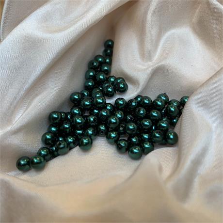 Pracht Waxed Glass Pearl Beads - Fir Image 1