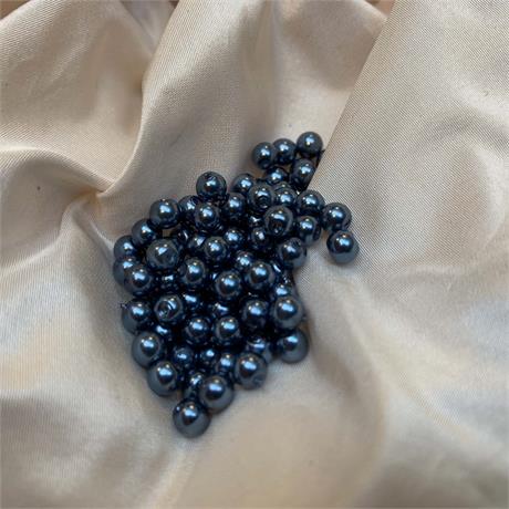 Pracht Waxed Glass Pearl Beads - Anthrac Image 1