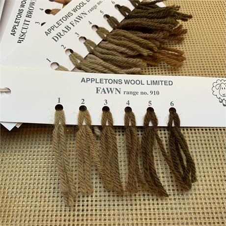 Appletons 4-ply Tapestry Wool Skein - Fawn - 10m Image 1