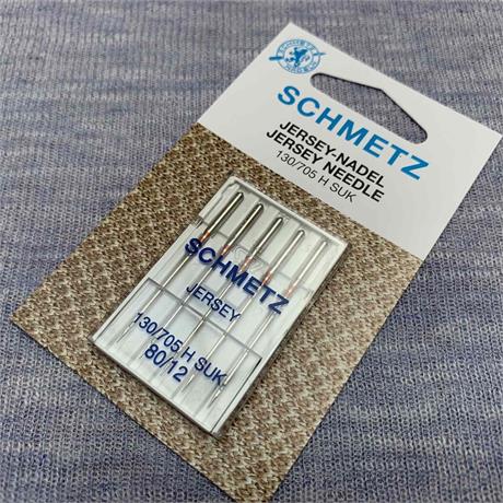 Schmetz 130/705 H SUK Jersey Machine Needles 5pk - #80 Image 1