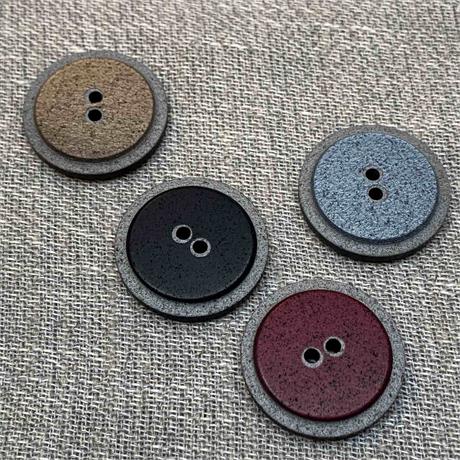 Italian 2-Hole Polyester Colour Edge Button Image 1