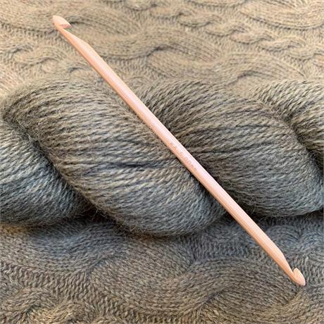 SeeKnit Shirotake 5mm Bamboo Tunisian Double Ended Crochet Hook Image 1