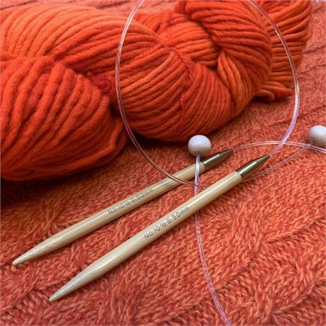 SeeKnit Shirotake 6.5mm Bamboo Flexi Single Pointed Needles Image 1