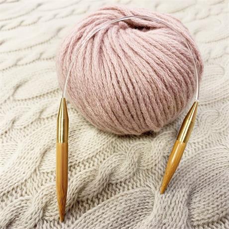 23cm SeeKnit Koshitsu Asymmetric Circular 6mm Bamboo Needle Image 1