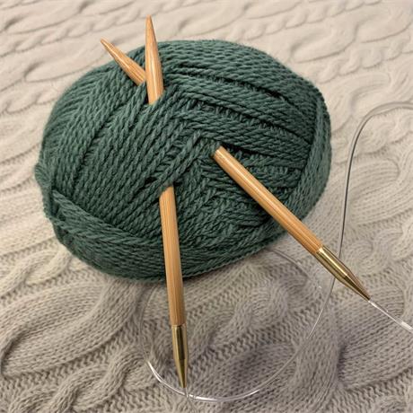 80cm SeeKnit Koshitsu 5.5mm Circular Bamboo Needles Image 1