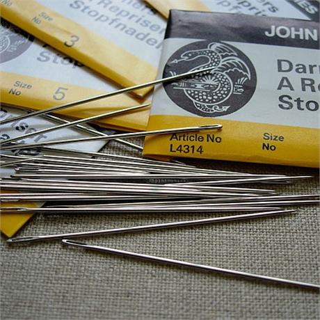 Size 3 Cotton Darners Needles Image 1