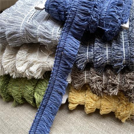 Multi Colour Fringe made from Recycled Fibres Image 1