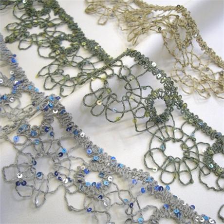 Macrame Lace Trim 52mm Image 1