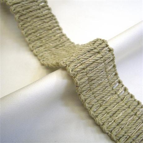 Natural & Lamé Strapping 30mm Image 1