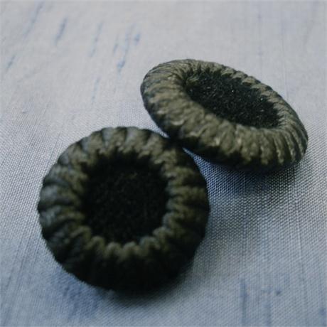 Braid Velvet Ring Button 16mm Image 1