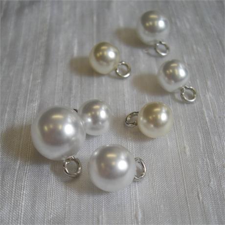 Pearl Ball Buttons Sz16 Image 1