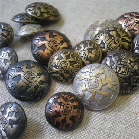 Metal Crest Button 20mm Image 1