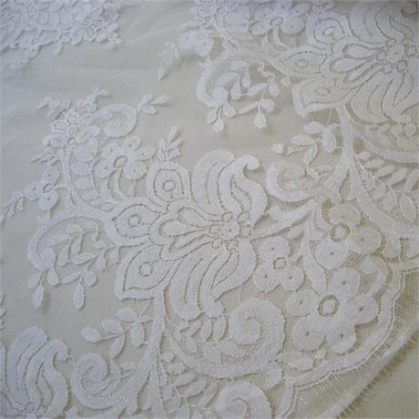 Fine Ivory French lace 62cm Image 1