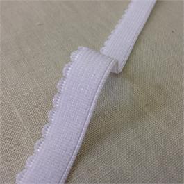 White Picot Edge Lingerie Elastic Thumbnail Image 2