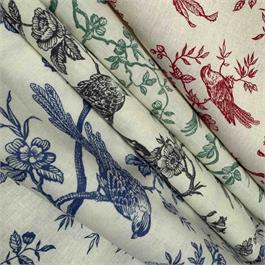 Bird Printed Cotton Thumbnail Image 1