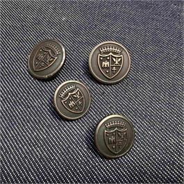 Portuguese Metal Shank Shield Button Thumbnail Image 1