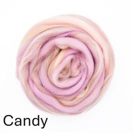 Blended Roving Wool - 50 grams Thumbnail Image 4