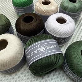 Durable Blossom Cotton Crochet Yarn - 50g Thumbnail Image 0