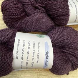 Bluebell Blue faced Leicester DK - 100g Thumbnail Image 2