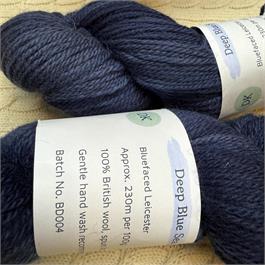 Bluebell Blue faced Leicester DK - 100g Thumbnail Image 5