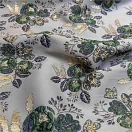 Metallic Floral Italian Cloqué Thumbnail Image 1