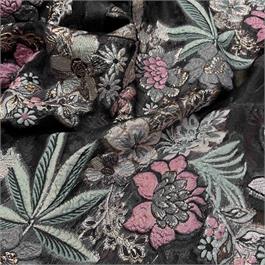 Italian metallic cloqué organza thumbnail