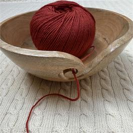 Scheepjies Large Yarn Bowl Mango Wood thumbnail