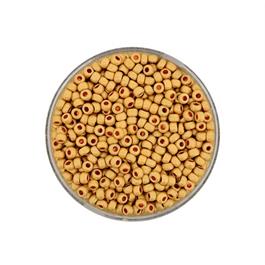 METALLIC GILT GLASS ROCAILLES 2.6MM 17G thumbnail