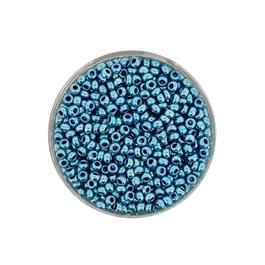 METALLIC BLUE GLASS ROCAILLES 2.6MM 17G thumbnail
