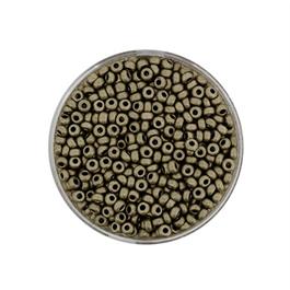 METALLIC GREY GLASS ROCAILLES 2.6MM 17G thumbnail