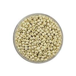 METALLIC SILVER GLASS ROCAILLES 2.6MM 17 thumbnail