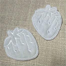 Japanese Sew-On Polyester Apple Motif thumbnail