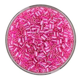 PINK GLASS BUGLE 2-CUT 2MM 17G thumbnail